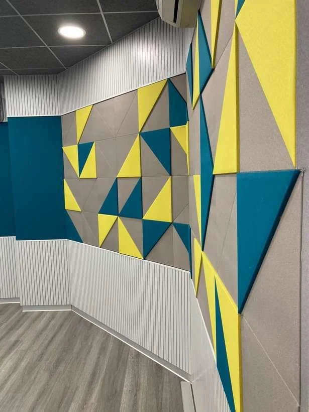 Designer Acoustic Wall — completed Axial Infotech project photograph