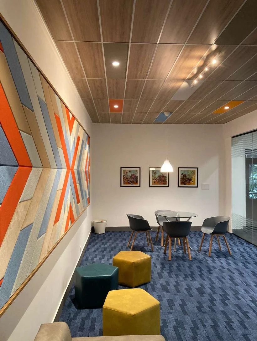 Corporate Breakout & Collaboration Space — completed Axial Infotech project photograph